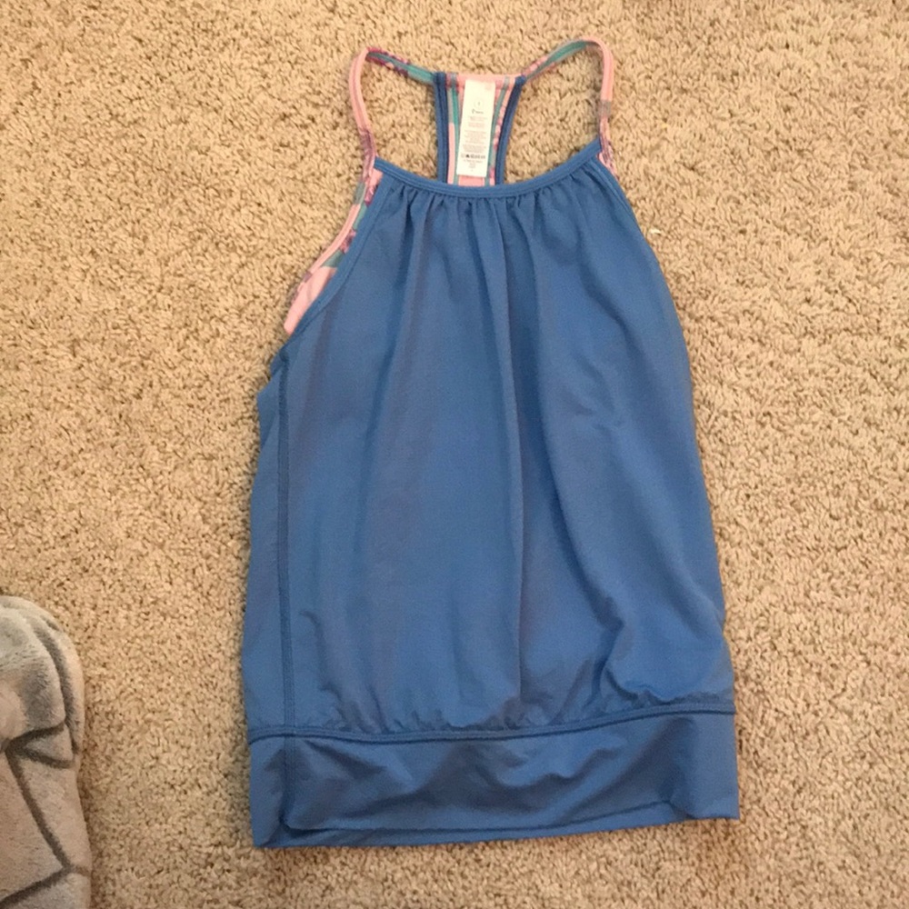 An Ivivva Blue Tank